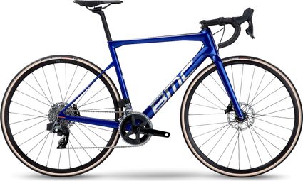 Vélo de Route BMC Teammachine SLR Four Sram Rival eTap AXS 12V 700 mm Blue Brushed 2022