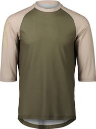 Poc MTB Pure Beige/Green 3/4-Sleeve Jersey