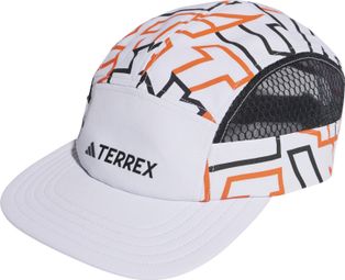 5 Panel Graphic Cap adidas Terrex Heat.Rdy Weiß Orange Unisex