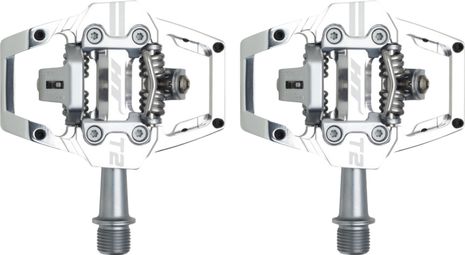 HT Components T2 Pedals Silver