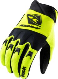 Guantes Kenny Track Long Negro / Amarillo Fluo