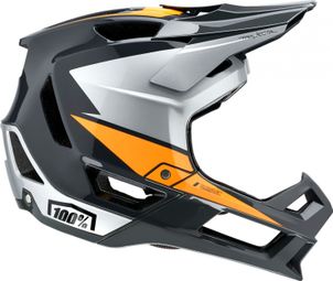Full Face Helmet 100% Trajecta Fidlock Freeflight Gray / Black