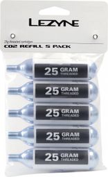 Lezyne 25 g CO2 Cartridges (5-pieces)