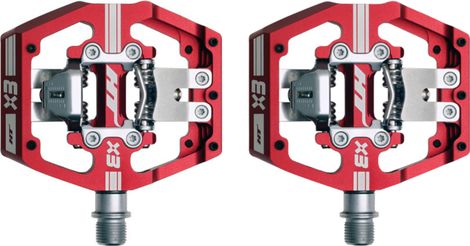 HT Components X3 Pedals Red