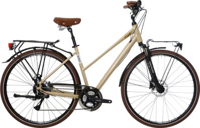 Vélo de Ville Femme Bicyklet Colette Shimano Acera/Altus 8V 700 mm Beige