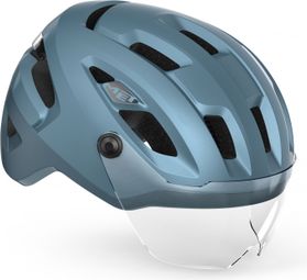 MET Intercity Mips Helm Blau Metallic Matt