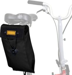Sacoche de Selle pour Vélo Pliant Restrap City Saddle Bag Large Noir