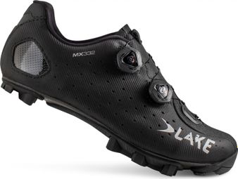Lake MX332-X Road Shoes Black / Silver