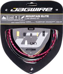 Kit Câble et Gaine VTT Jagwire Mountain Elite Link pour Freins Rouge