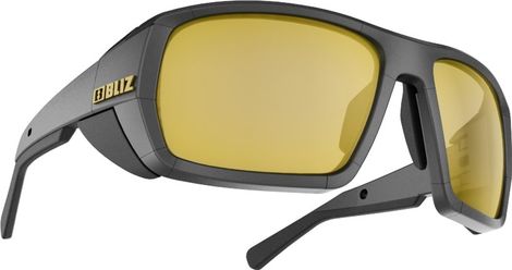 Bliz Peak Polarized Sunglasses Black / Gold