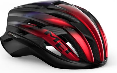 Helm MET Trenta 3K Carbon Mips Red Iridescent Glossy