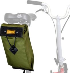 Restrap City Saddle Bag Large para bicicleta plegable verde oliva