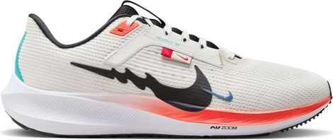 Nike Air Zoom Pegasus 40 Scarpe da Corsa Bianco Blu Rosso