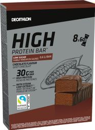 Barres protéinées Decathlon Nutrition High Protein Chocolat 8x60g