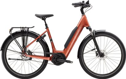 Vélo de Ville Électrique Trek District+ 4 Lowstep Shimano Nexus 5V Courroie 800 Wh 27.5'' Orange 2024