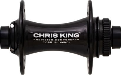 Mozzo anteriore Chris King ISO AB | 32 fori | Centerlock | Boost 15x110 mm | Nero