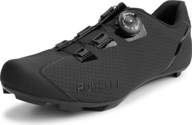 Chaussures De Velo Route Rogelli R-400 Race - Unisexe - Noir