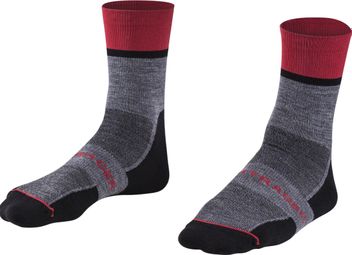 Bontrager Race 5 Socks Gray / Red