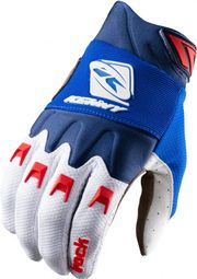Kenny Track Long Gloves Blue / White / Red