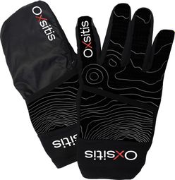Gloves with protection Oxsitis Evo Black Red