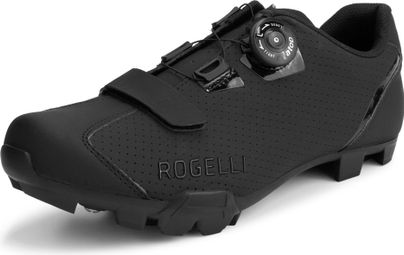 Chaussures De Velo VTT Rogelli R-400x MTB - Unisexe - Noir