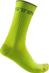 Paar Castelli Distanza 20 Socken Lime Green