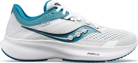 Chaussures de Running Femme Saucony Ride 16 Blanc Bleu
