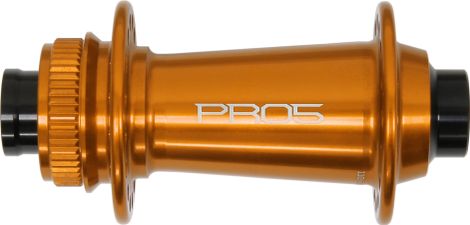 Mozzo anteriore Hope Pro 5 32 fori | Boost 15x110 mm | CenterLock | Arancione