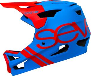 Seven Project 23 ABS Full face Helmet blue/red