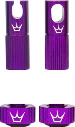 Peaty's x Chris King (MK2) Tubeless Valve Accessories Purple