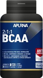 Dietary supplement Apurna BCAA 2:1:1 Pot 120 tablets