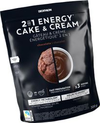 Gâteau & Crème Énergétique 2 en 1 Decathlon Nutrition Chocolat 300g