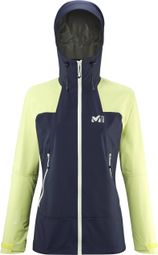 Millet K Hybrid Gtx Women's Blue Waterproof Jacket