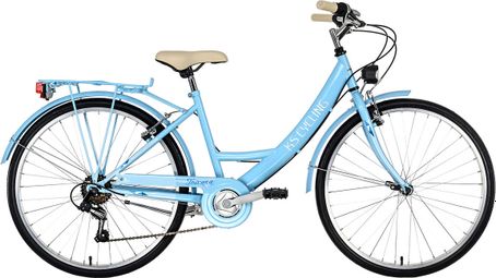 Vélo de ville Dame 26'' Toscana 6 vitesses bleu clair TC 41 cm KS Cycling