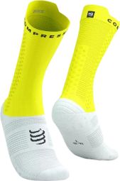 Compressport Pro Racing Socks v4.0 Bike White/Yellow