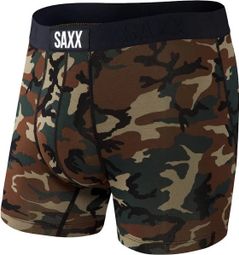 Boxer Saxx Vibe Super Soft Brief Woodland Camouflage Marron