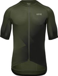 Maillot Manches Courtes Gore Wear Fade Olive Noir
