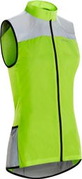 Triban Woman Windproof Vest Standard EN1150 Neon Yellow