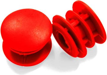 MSC Bar End Plugs - Red