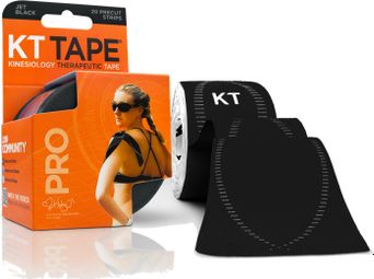 KT TAPE Roll precut tape PRO Black 20 tapes