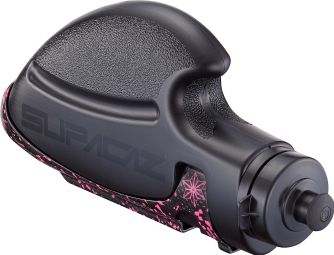 Supacaz bottle holder TriFly Carbon Neon Pink with Can A Ro