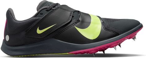 Chaussures d'Athlétisme Nike Zoom Rival Jump Noir Rose Jaune