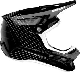 Integrierter 100% Aircraft Composite Silo Black Helm