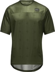 Maillot Manches Courtes Gore Wear TrailKPR Olive