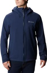 Columbia Omni-Tech Ampli-Dry Shell Waterproof Jacket Blue Men