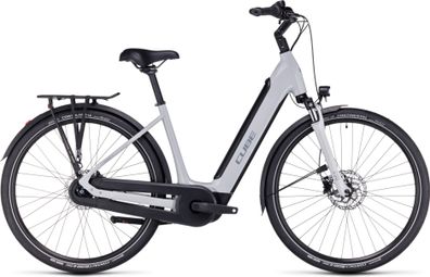 Cube Supreme Hybrid One 400 Easy Entry Electric City Bike Shimano Nexus 7S 400 Wh 700 mm Grey 2023