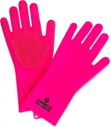 Muc-Off Deep Scrubber Handschuhe Pink