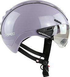 Casco Roadster Plus City Helmet with Bright Purple Visor