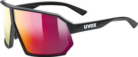 Lunettes Uvex Sportstyle 237 Noir/Verres Miroir Rouge