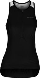 Refurbished Produkt - Damen Jumpsuit Orca Athlex Sleveeless Tri Top Schwarz Weiß